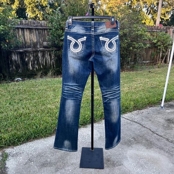 BIG STAR Maddie Bootcut Jeans in Blue Size 28 Long - Picture 2 of 9